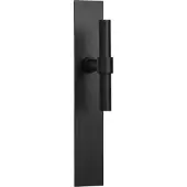 Formani ONE PBT15XLP236SFC Deurkruk op schild mat zwart