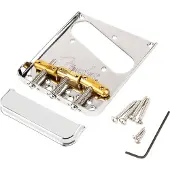 Fender 3-Saddle Top-Load/String-Through Tele Bridge w/Brass Saddles