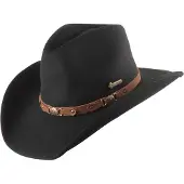 Scippis Western Bandit – 100% wollen hoed met leren band