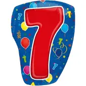 Folat - Folieballon - Shape - 7 - Zonder vulling - 56cm