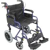 Aidapt Rolstoel - Opvouwbaar - Blauw