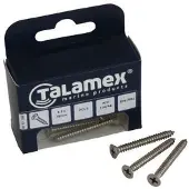 Talamex Plate Flat Phillips Head 6 Units Zwart 2.9 x 95 mm