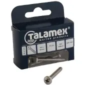 Talamex Plate Cylinder Phillips Head 6 Units Zwart 4.2 x 32 mm