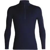 Icebreaker Ondershirt Icebreaker Mens 260 Tech LS Half Zip Midnight Navy-S