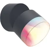 Lutec Smart wandlamp Dropsi antraciet
