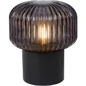 Lucide JANY - Tafellamp - Ø 16 cm - 1xE14 - Zwart