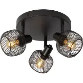 Lucide MAREN - Plafondspot - Ø 37 cm - 3xE14 - Zwart