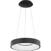 Lyora Hanglamp Rando Thin zwart Ø 38cm