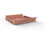 STEELLISH Dienblad ONI small | aluminium beige 29x34x5x5 cm dienbladen | NADUVI