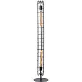 Lucide Vloerlamp Lattice - Zwart - 2xe27 - Staal - 131cm