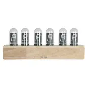 Karlsson Tafelklok Cathode - Eikenhout voet - 28x7,5x11cm - Scandinavisch