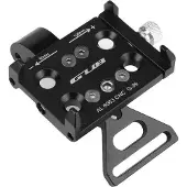 GUB G99 Universele Telefoonhouder Fiets Stuurpen met GoPro Mount voor o.a Mountainbike, Racefiets en Wielrenfiets - Zwart