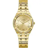 GUESS Analoog horloge 'Cosmo' goud / transparant