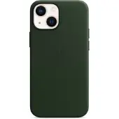 Apple iPhone 13 mini Back Cover met MagSafe Leer Sequoia-groen