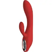 Dream Toys Red Revolution Sofia - vibrator met clitorisstimulator - oplaadbaar - rood
