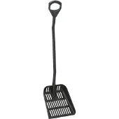 Vikan Hygiene 5604-9 uitlekschep, zwart lange steel 131cm, groot blad 38x34cm