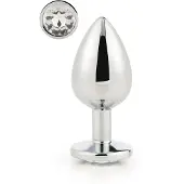 Dream Toys Aluminium anaalplug met siersteen Large Gleaming Love