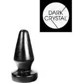 Dark Crystal Buttplug 13 x 5,5 cm - zwart