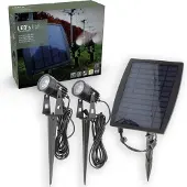Led's Light LED Solar Panel with 2 seperated spots - 70 Lumen