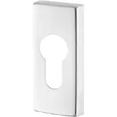 GPF bouwbeslag Cilinderrozet rechthoekig 70x32x10 mm - RVS gepolijst