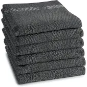 DDDDD Barrier - Keukendoek - Set van 6 - Keukenhanddoeken - 50x55cm - Antraciet