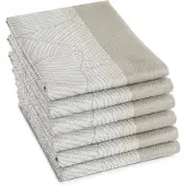 DDDDD Theedoek Barrier Off-white 6st Wit wit Katoen Thee- en keukendoek