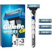 Gillette Mach3 Turbo Razor - 4 mesjes