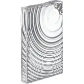 Guzzini On the Go Waterfles plat geribbeld - 0.55Ltr - Transparant