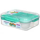 Sistema Bento Lunchbox 1.65L met Yoghurtpotje - Minty Teal