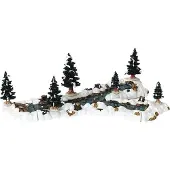 Lemax Kerstdorp landschap Mill stream fork 0