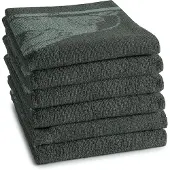 DDDDD Keukendoek Birdy Green 6st Groen groen Katoen Thee- en keukendoek