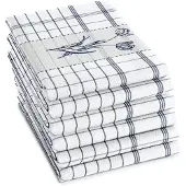 DDDDD Theedoek Lisse Blue (set van 6)