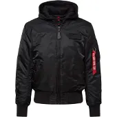 Alpha industries Outdoorjas 'MA-1 ZH' rood / zwart / wit