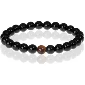 Memphis kralen armband Black Onyx Natural Stone