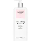Marbert Bath & Body Sensitive, Toner, voor dames, voedend, kalmerend, universeel, 400 ml, verpakt in een pompflacon