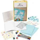 Creotime Textiel Papier Versierset 26-delig Multicolor
