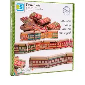 BS Toys Domino Treinen - Hout - Vanaf 3 jaar - Educatief