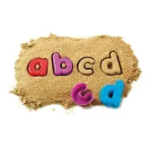 Learning Resources Zand vormen alfabet - kleine letters - 3+