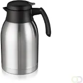 Bravilor Thermoskan dubbelwandig 2 liter RVS zwart