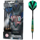 Harrows Vivid Green Brass - Dartpijlen - 22 Gram