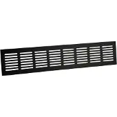 Nedco Plintrooster 40X8Cm Alu Zwart