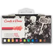 Conte - 12 Crayons - Assorti