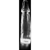 Dark Crystal Dildo 33 x 8,5 cm - transparant