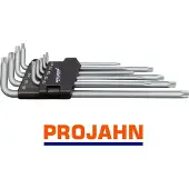 Projahn T10 - T50 Torx-sleutelset, lang 9-Dlg ''''
