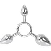 Kiotos - Triple O Driedubbele buttplug Van Aluminium