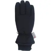 Maximo - Kid's Thermofingerhandschuhe mit Strickbündchen - Handschoenen 3, zwart