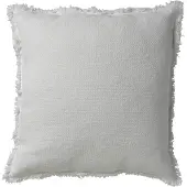 Dutch decor - BURTO - Sierkussen van gewassen katoen Snow White 60x60 cm - wit