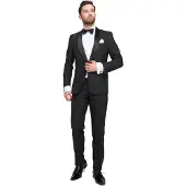 Suitable Smoking Brooklyn Wolblend | Zwart | Maat 24