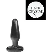 Dark Crystal Buttplug 13,5 x 4 cm - zwart