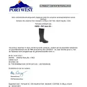 Portwest Pvc 04 Werklaars | Maat: 40
